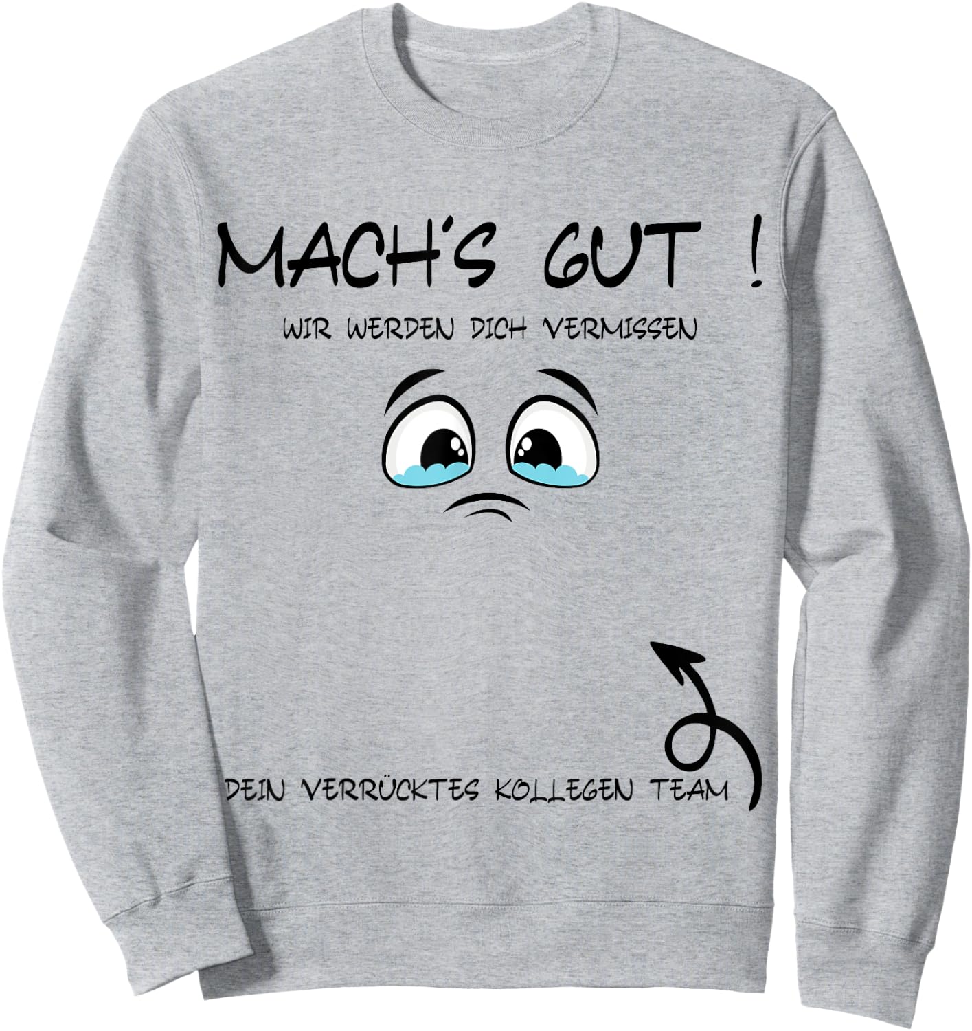 Job Change Farewell Gift Signature Colleague Farewell Sweatshirt - Sweatshirt | Ash