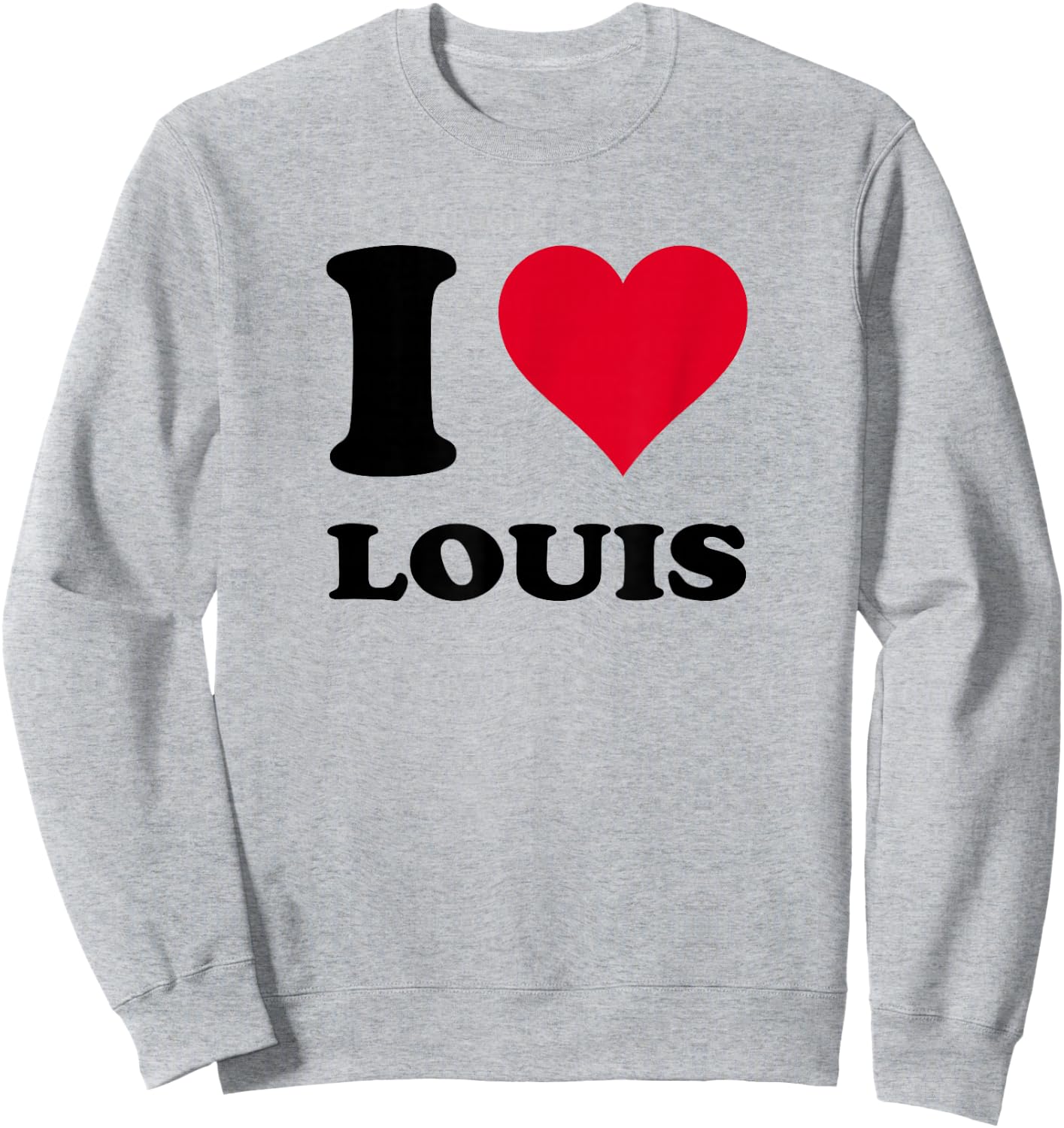 I Love Louis , white, S Sweatshirt - Sweatshirt | Ash