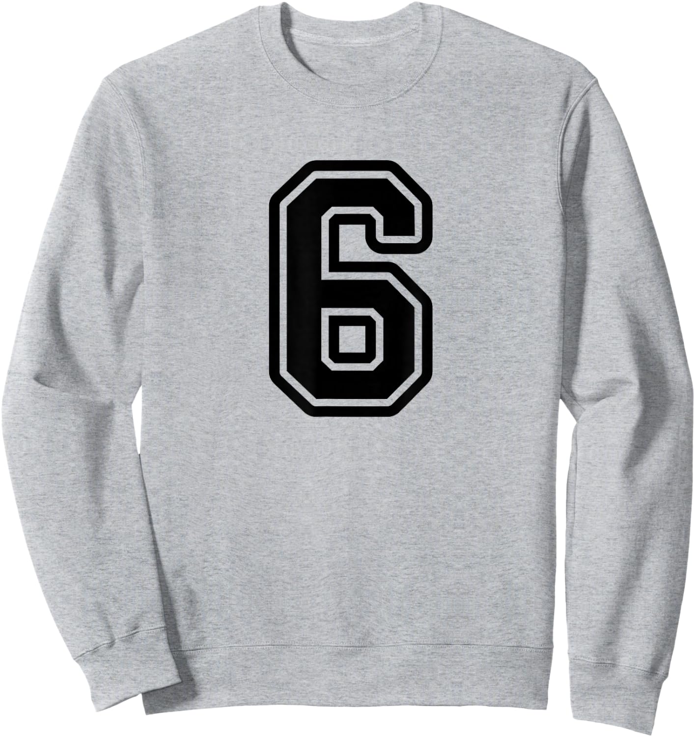 Number #6 Black Favorite Number 6 Sweatshirt - Sweatshirt | Ash