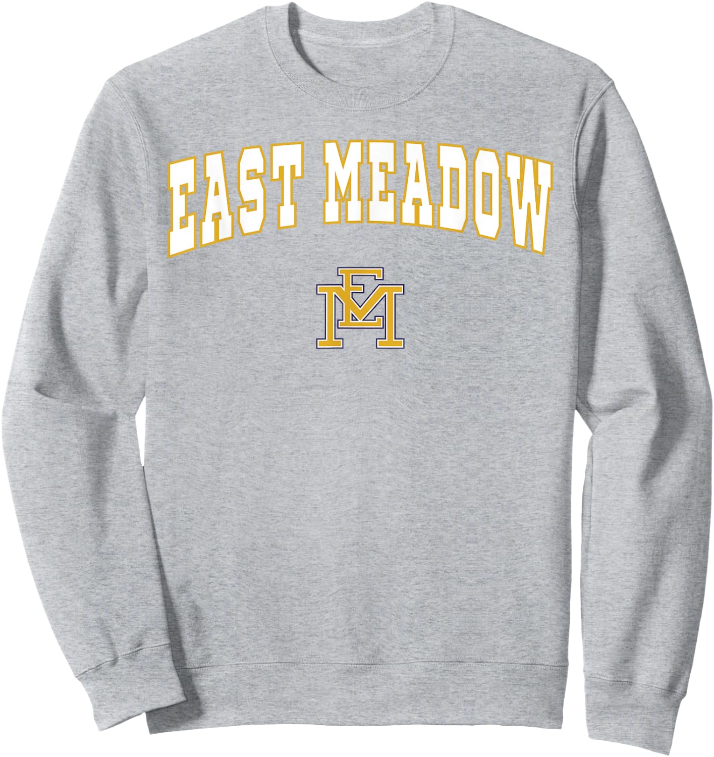 East Meadow High School Jets Sweatshirt - Sweatshirt | Ash