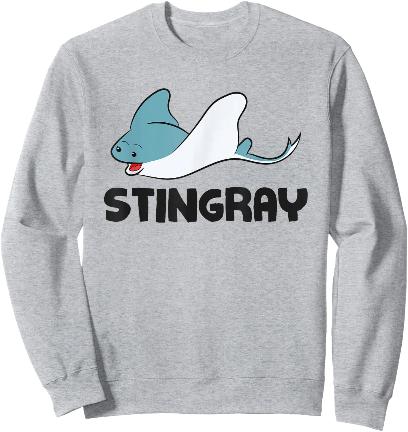 Stingray Ocean Sharks Love Stingrays Sweatshirt - Sweatshirt | Ash