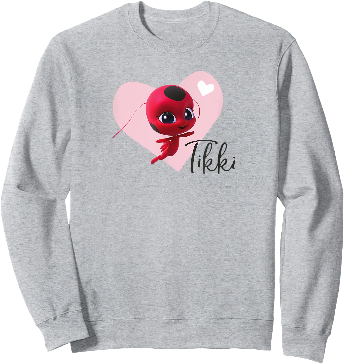 Miraculous Ladybug Charming Paris Love from Tikki Sweatshirt - Sweatshirt | Ash