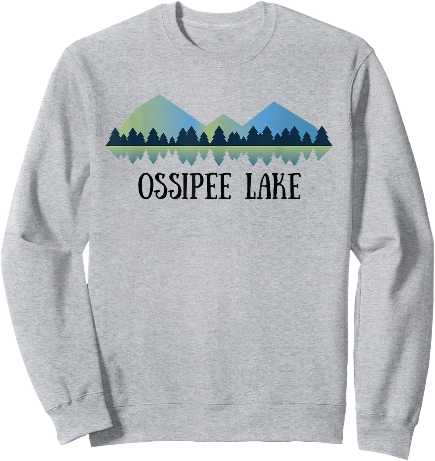 Lake Ossipee NH | New Hampshire Shirt Sweatshirt - Sweatshirt | Ash