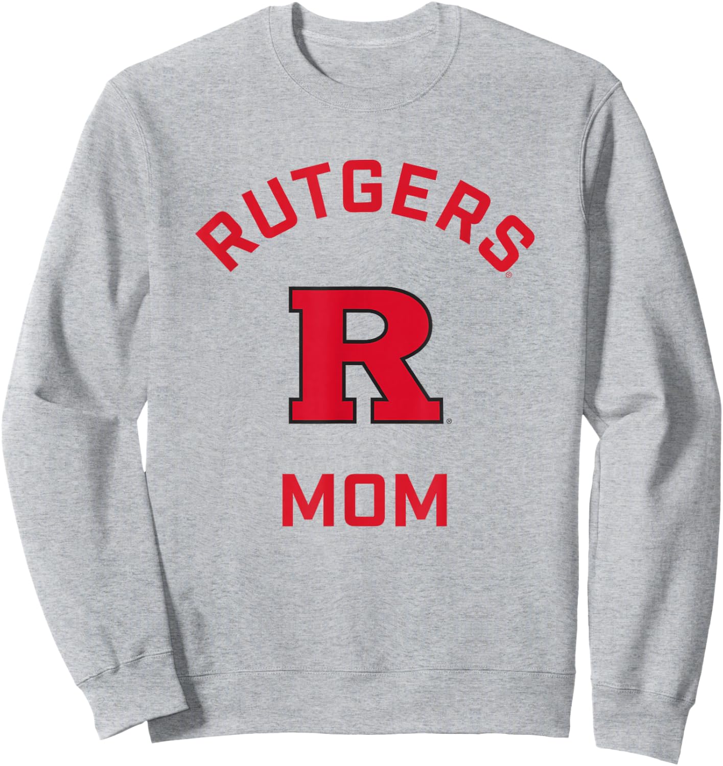 Rutgers University Scarlet Knights Arched Mom Sweatshirt - Sweatshirt | Ash