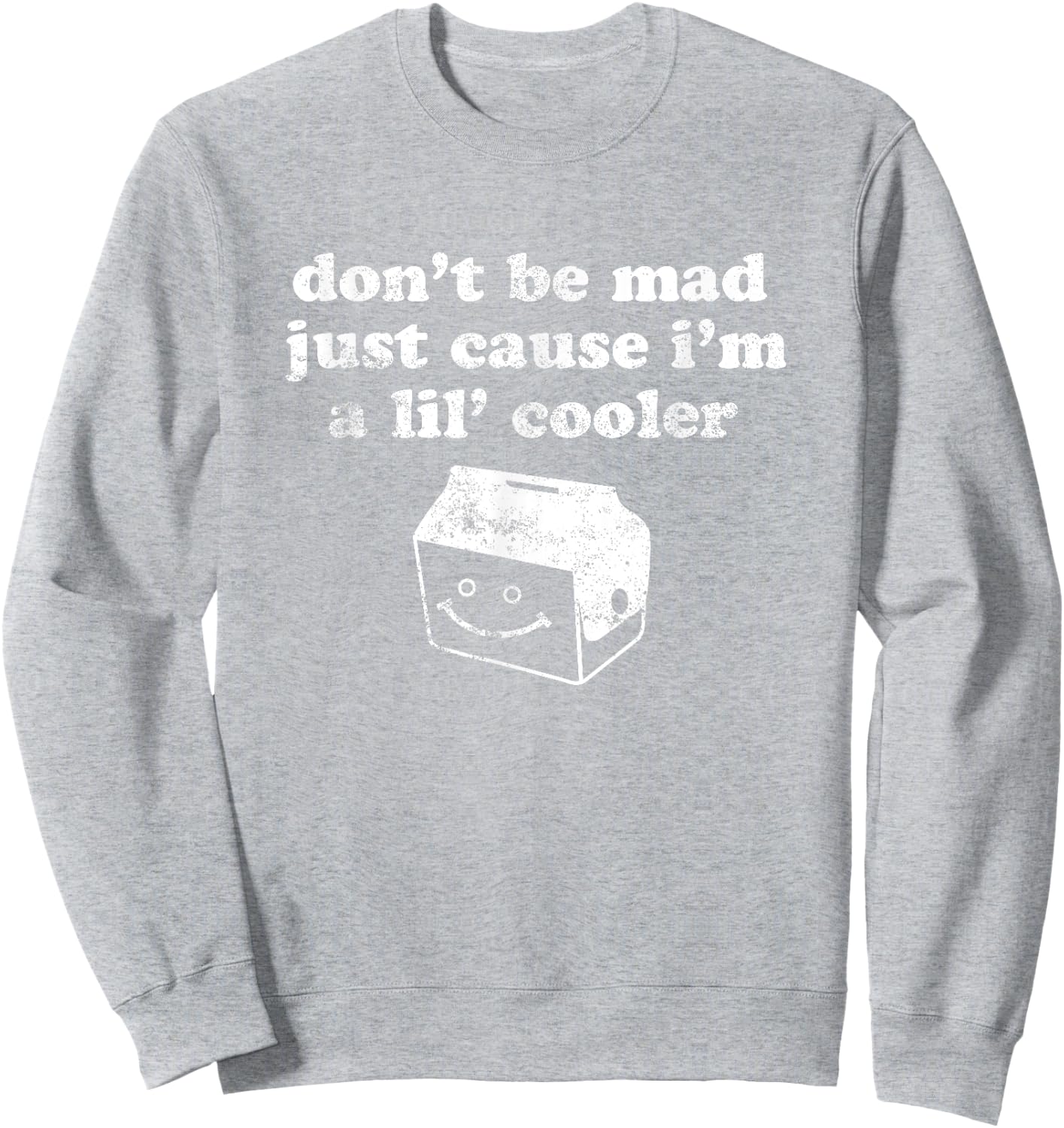 Don't Be Made Just Cause I'm a Lil' Cooler Sweatshirt - Sweatshirt | Ash