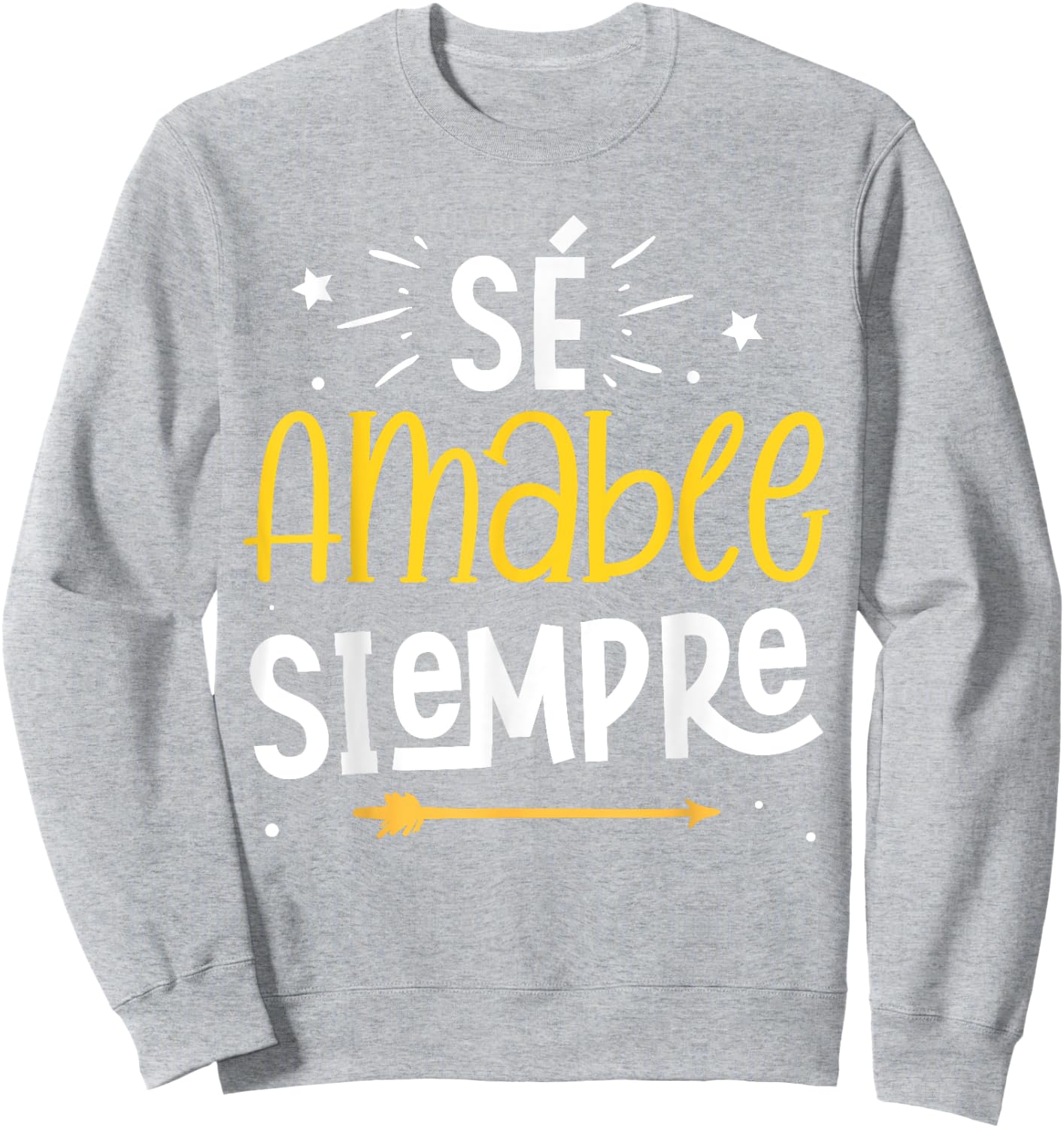 Matching Unity Day Orange Sé Amable Spanish Bilingual Kind Sweatshirt - Sweatshirt | Ash