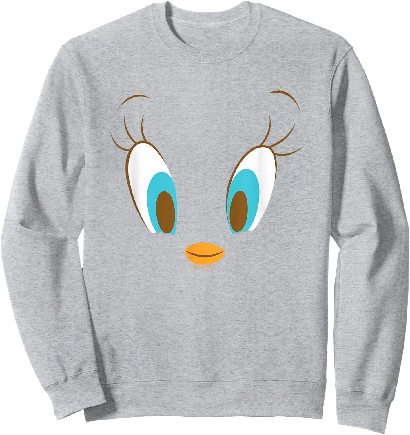 Looney Tunes Tweety Head Sweatshirt - Sweatshirt | Ash