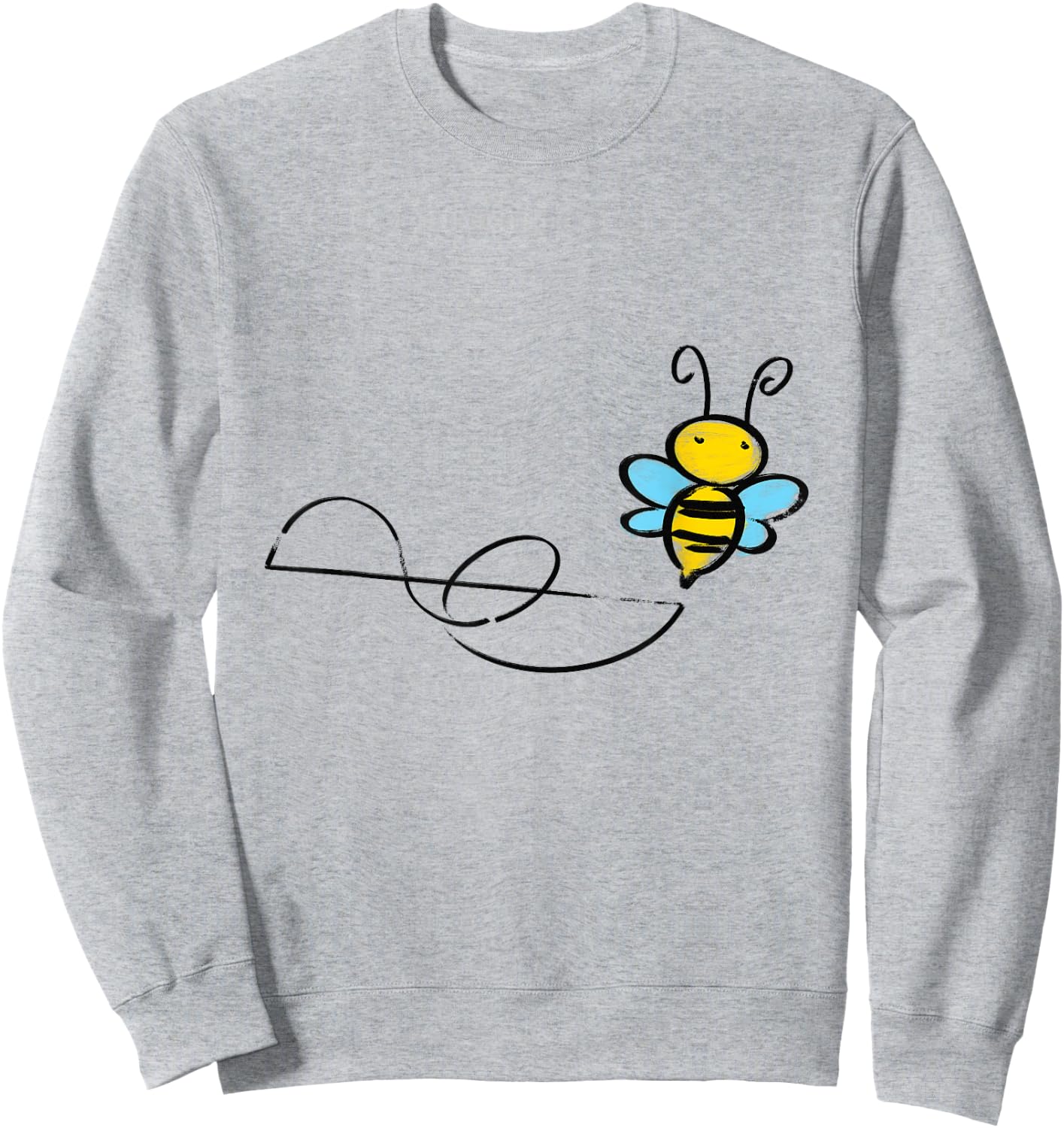 Biene Imker Bienenwabe Save bees Honig Dealer Bienen Motiv Sweatshirt - Sweatshirt | Ash