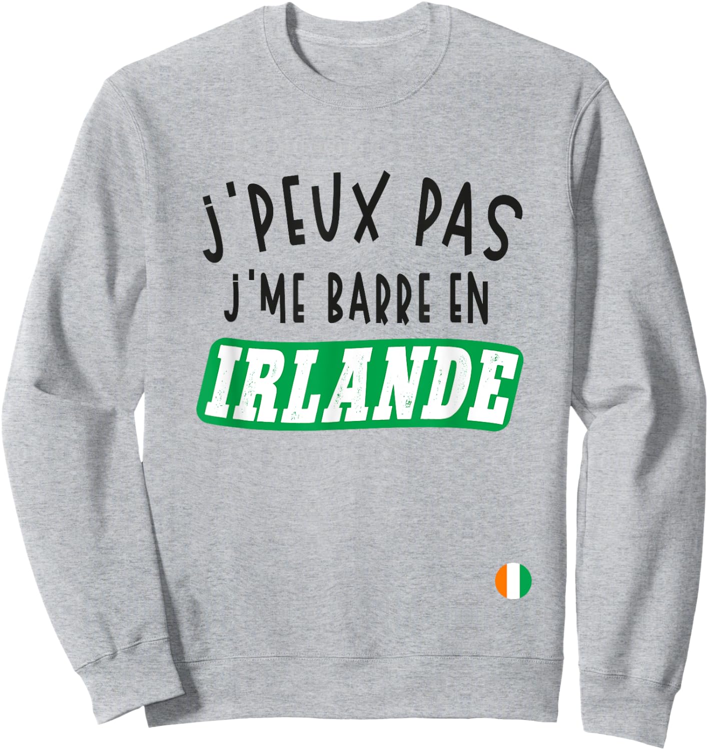 J'Peux Pas J'me Barre En Ireland , white, S Sweatshirt - Sweatshirt | Ash
