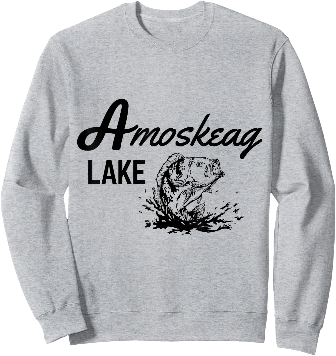 Amoskeag Lake Grown Ups Sweatshirt - Sweatshirt | Ash