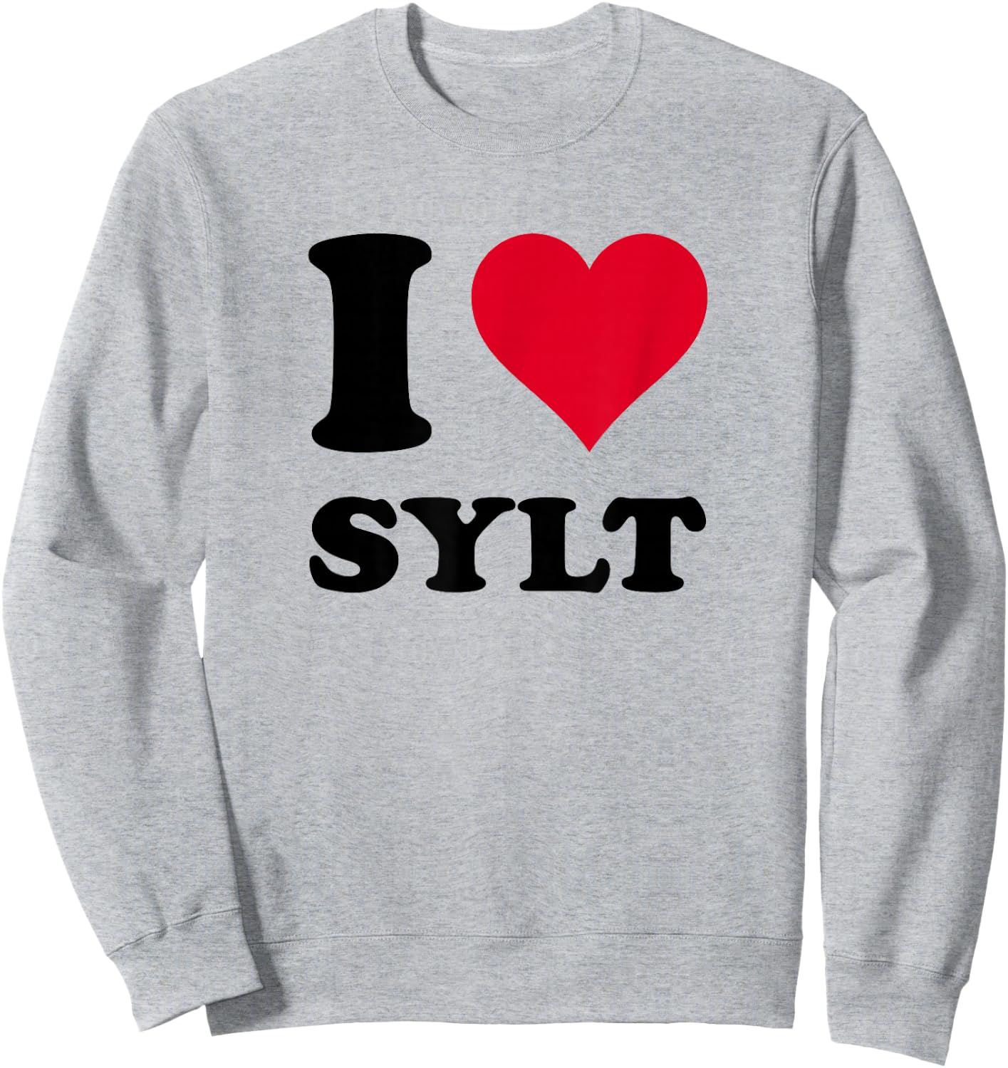 I Love Sylt , White Sweatshirt - Sweatshirt | Ash