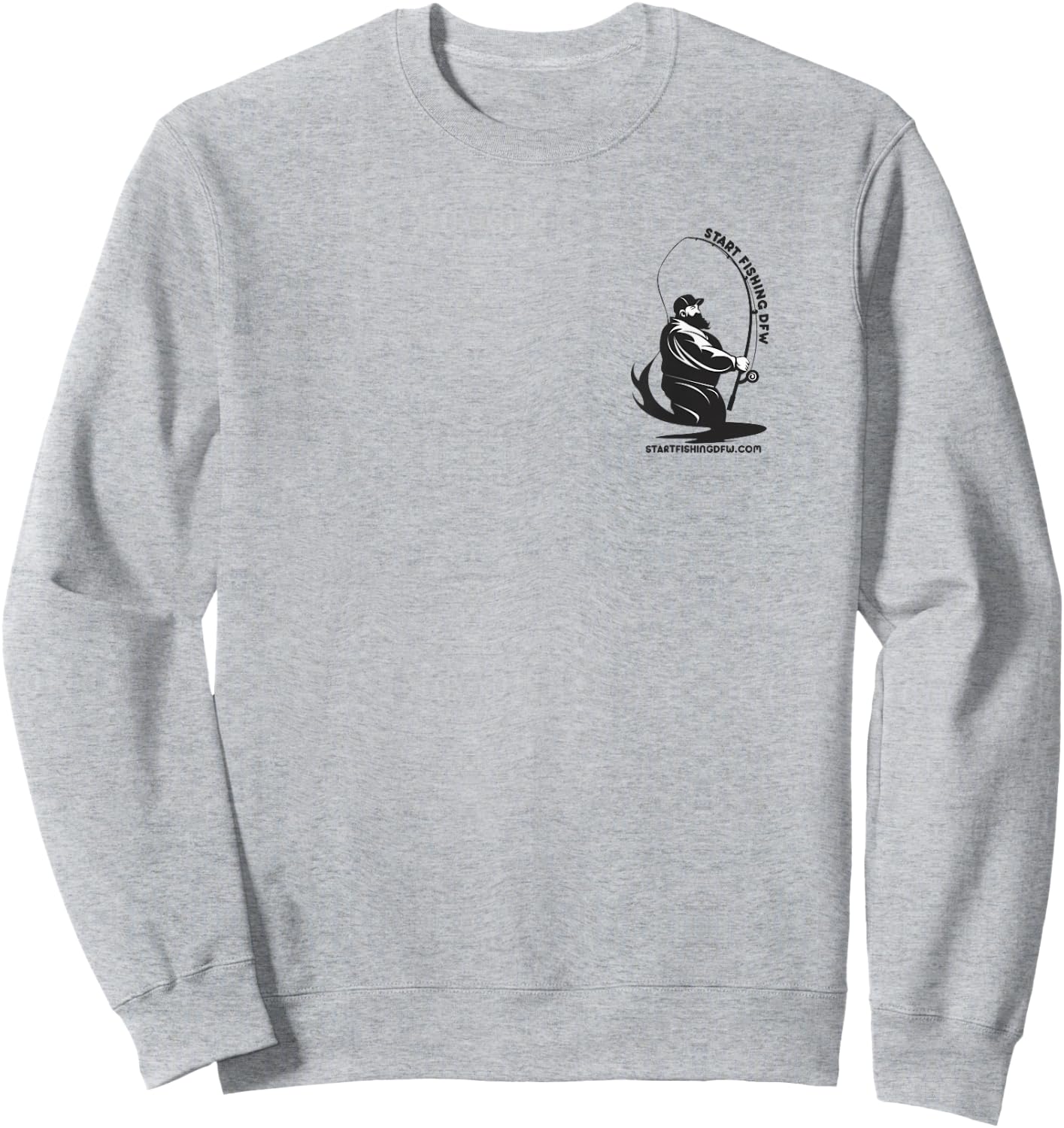 Start Fishing DFW Sweatshirt - Sweatshirt | Ash
