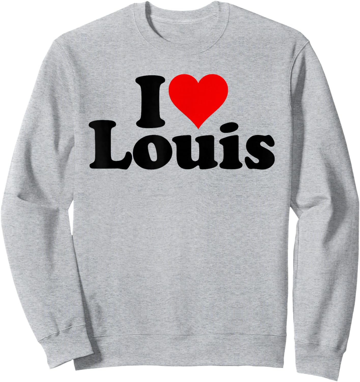 Ich Liebe Herz Louis Sweatshirt - Sweatshirt | Ash
