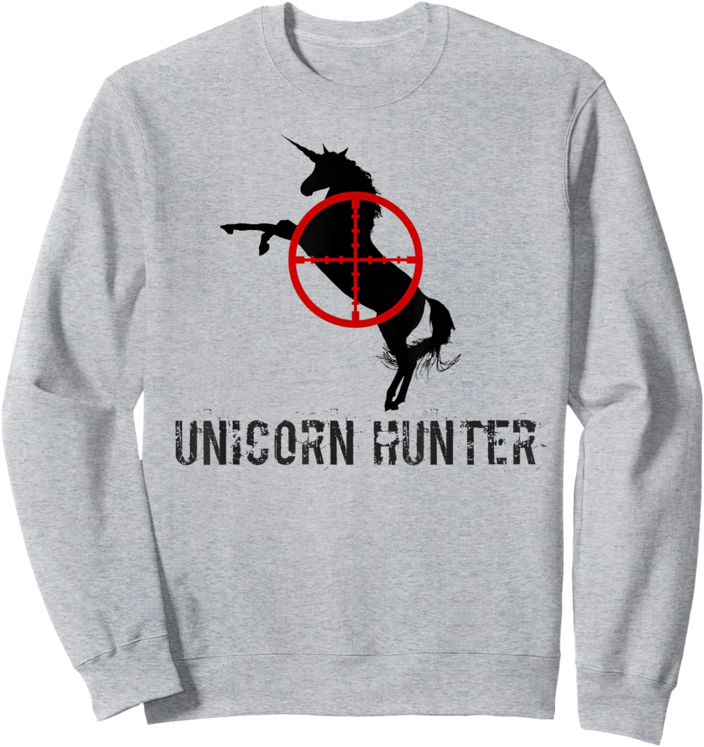 Unicorn Hunter: Unicorn Hunting Sweatshirt - Sweatshirt | Ash