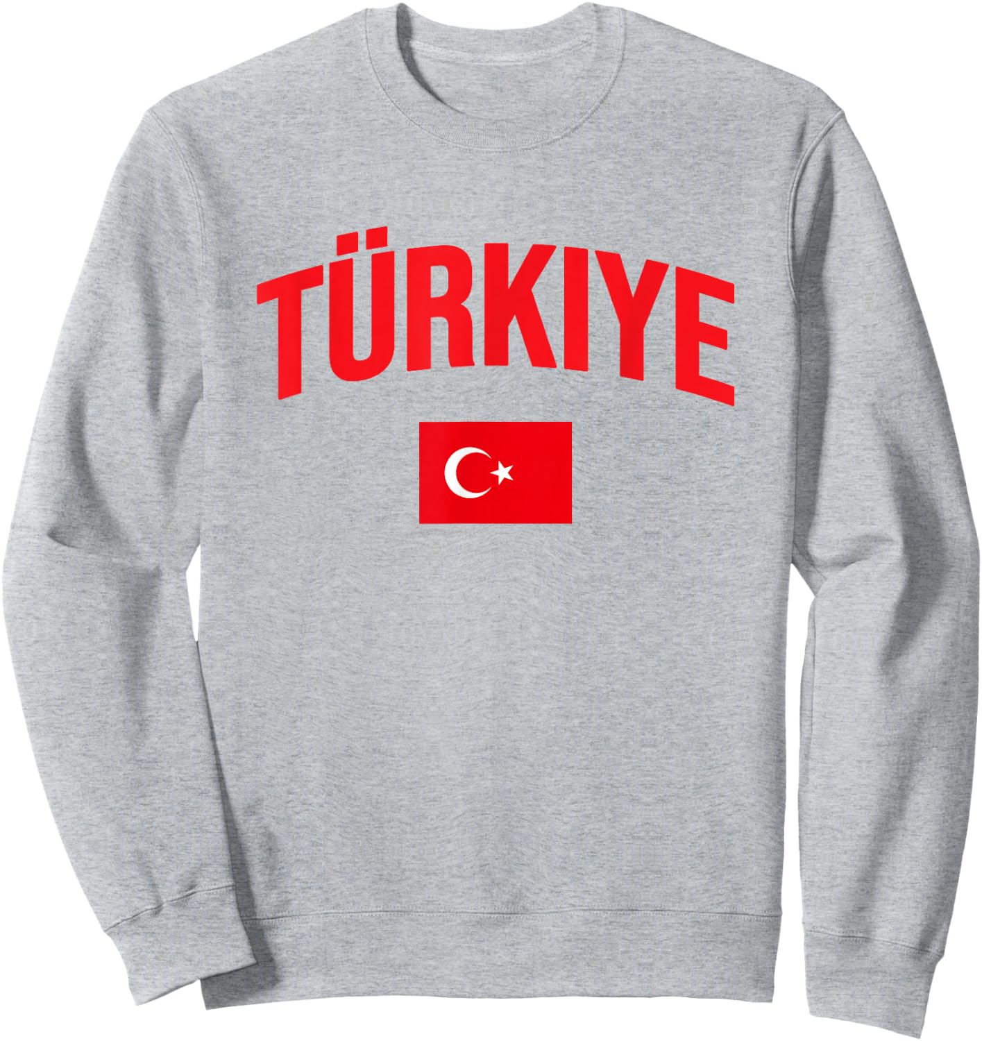 Türkiye - Flag of Turkey - Classic Sweatshirt - Sweatshirt | Ash