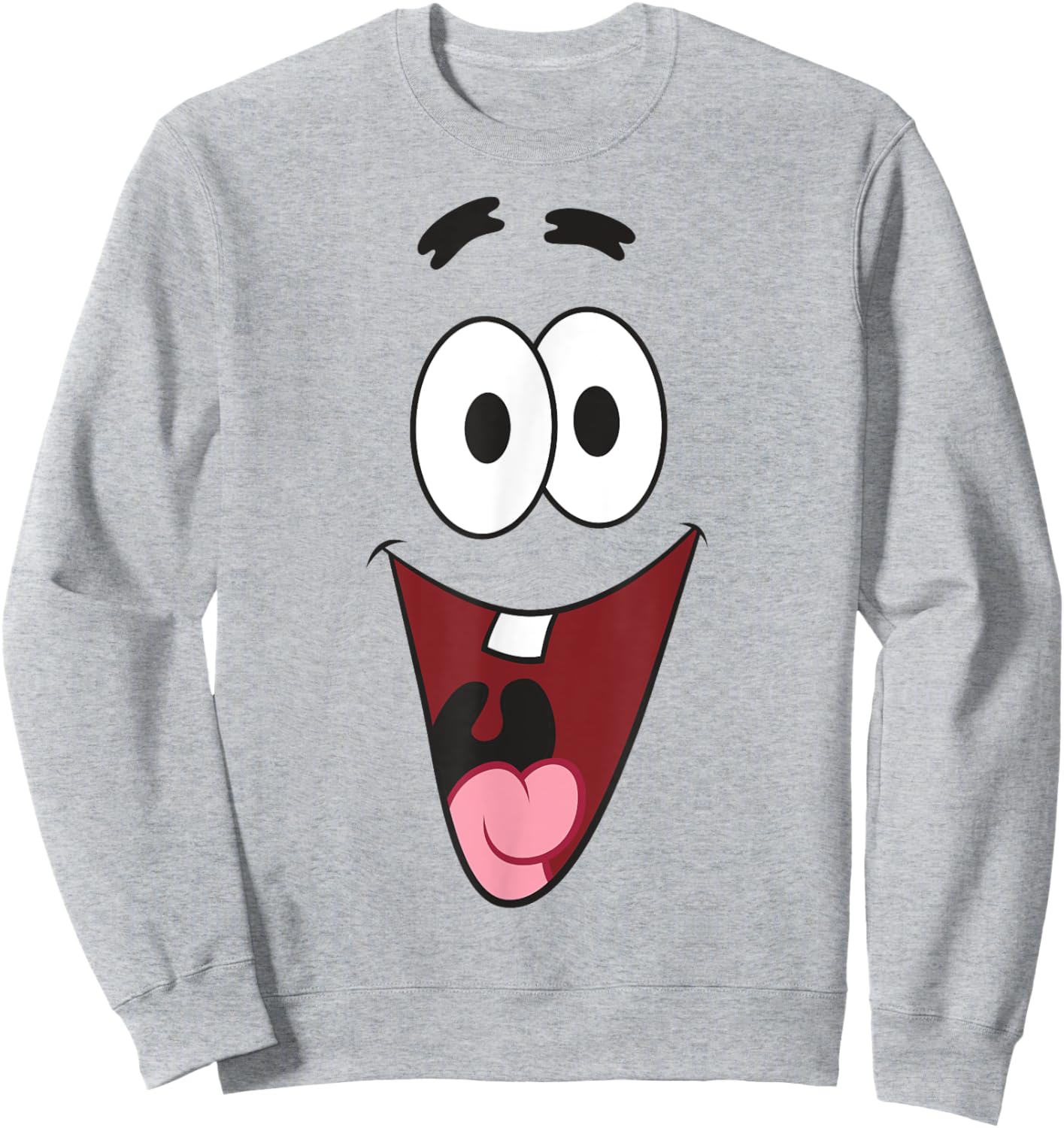 SpongeBob SquarePants Halloween Patrick Laugh Face Costume Sweatshirt - Sweatshirt | Ash