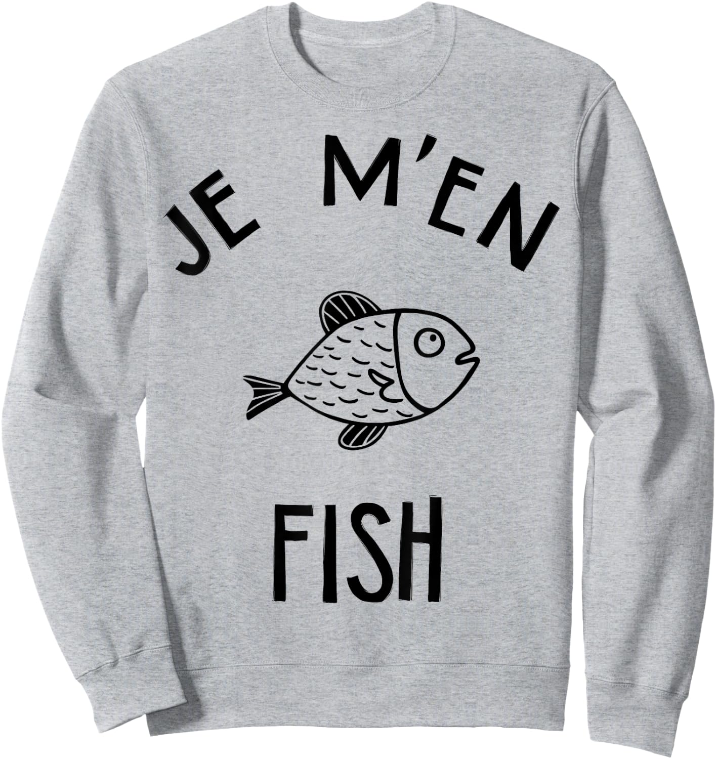 Je M'en Fish , white, S Sweatshirt - Sweatshirt | Ash