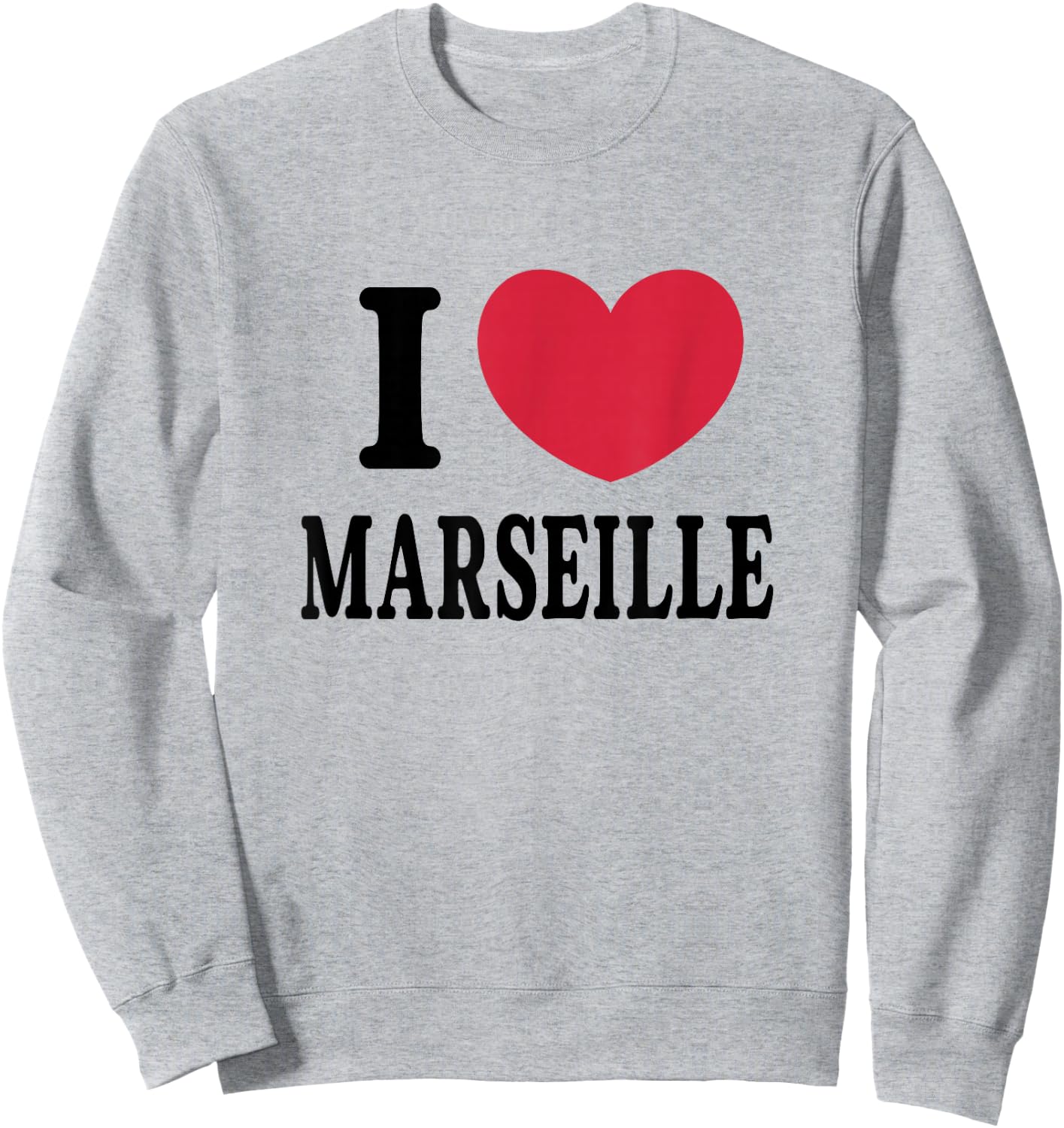 I Love Marseille , white, S Sweatshirt - Sweatshirt | Ash