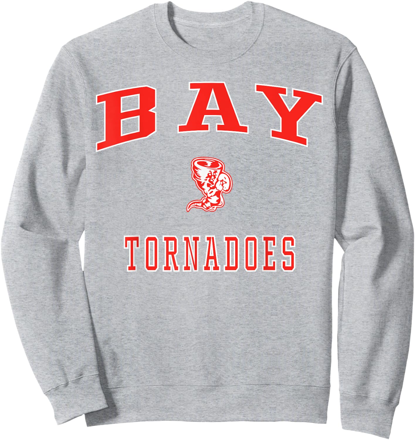 Bay High School Tornadoes Sweatshirt - Sweatshirt | Ash