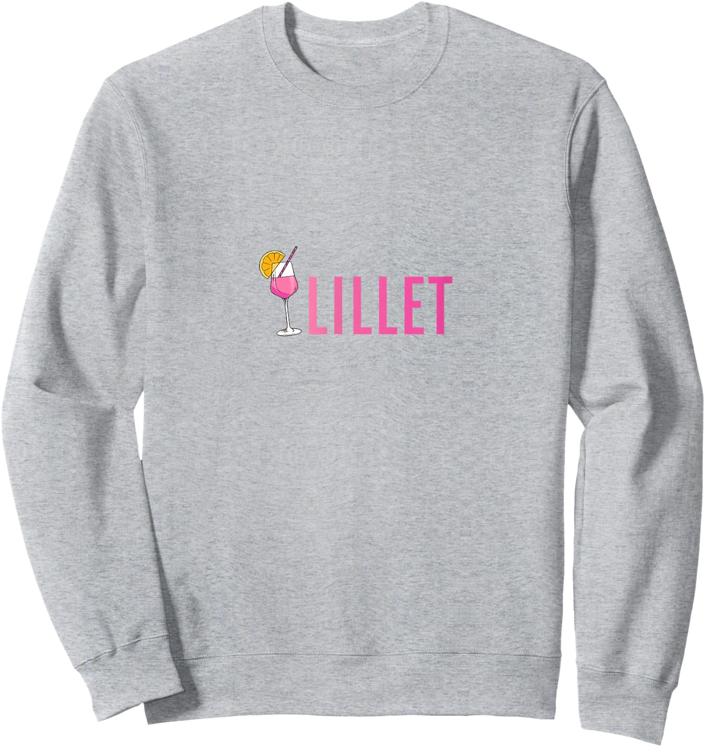 Wein & Lillet Gönner Sommer Alkohol Lillet , Men & Women, Adult, Short Sleeve , White, S, Small Sweatshirt - Sweatshirt | Ash