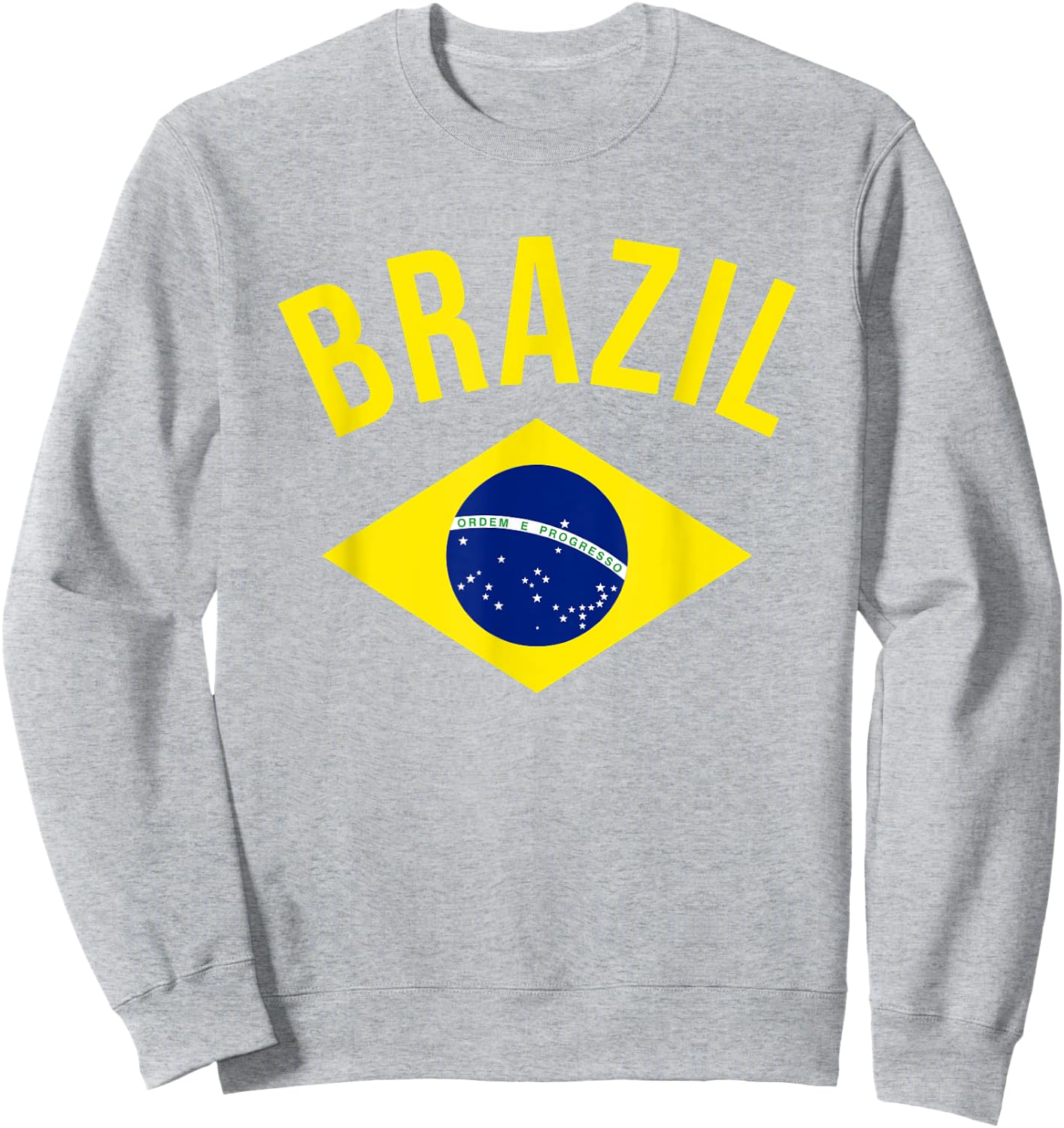 Brazil Brasil fan Brazilian outfit Sweatshirt - Sweatshirt | Ash