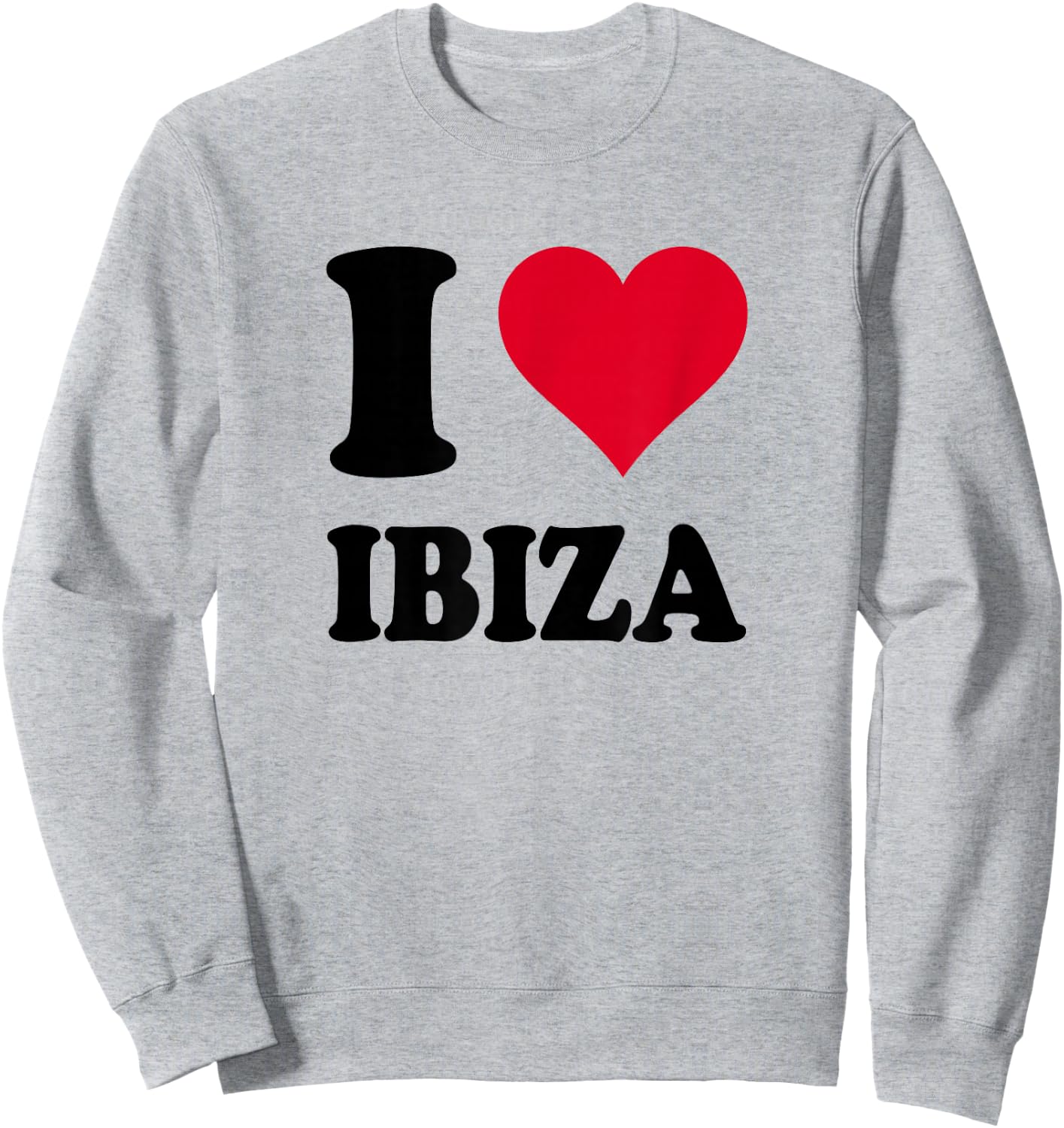 I Love Ibiza , white, S Sweatshirt - Sweatshirt | Ash