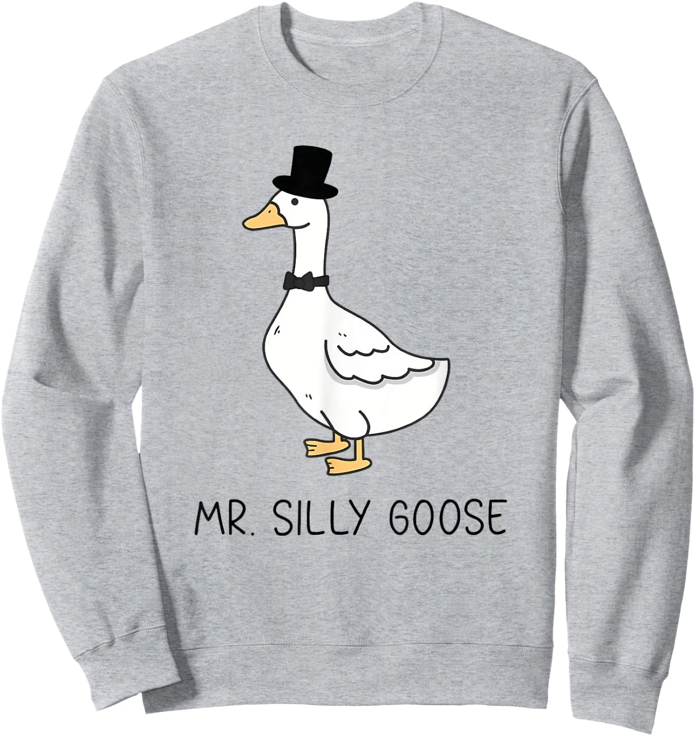 Mr. Silly Goose Couple Matching Wedding Funny Men Sweatshirt - Sweatshirt | Ash