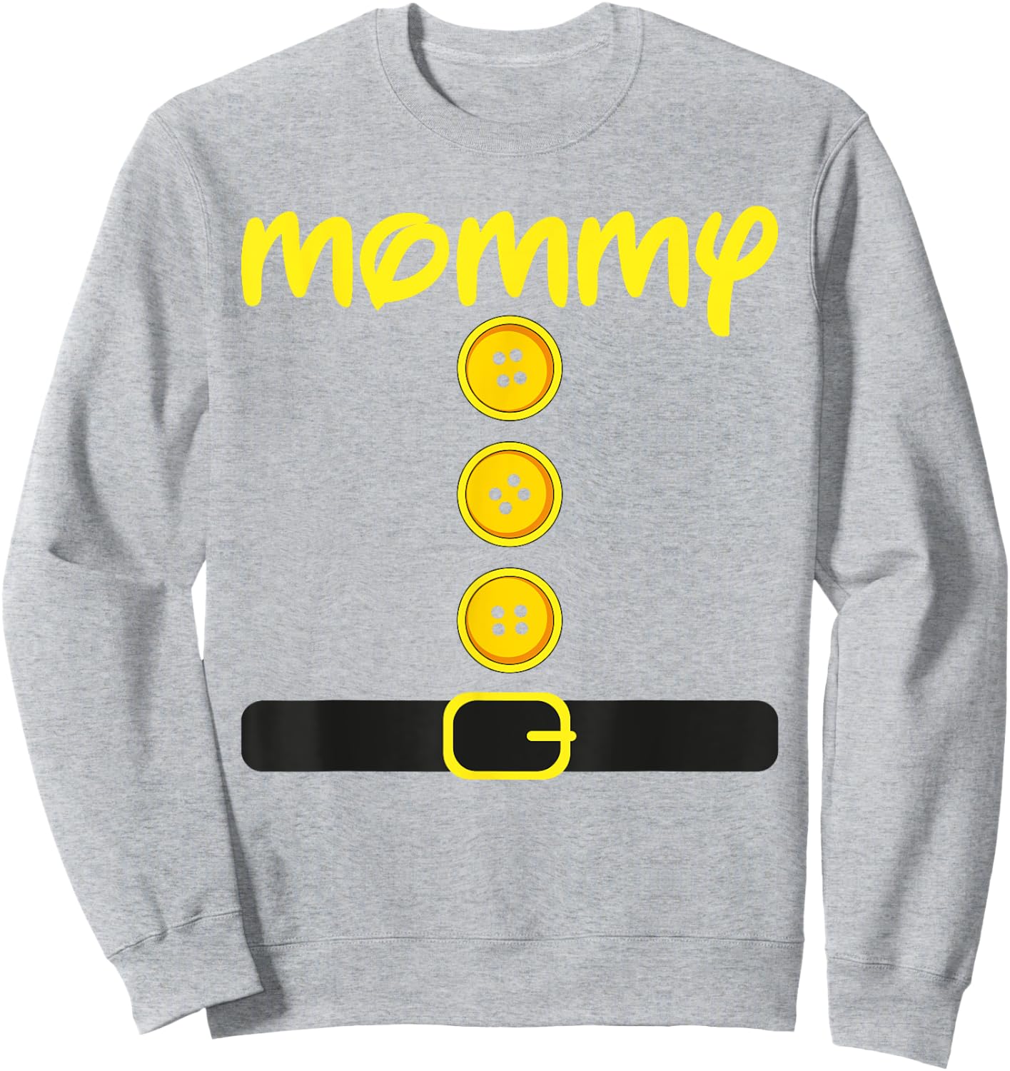 Mommy Dwarf Costume Color Family Matching Dwarf Halloween Sweatshirt - Sweatshirt | Ash
