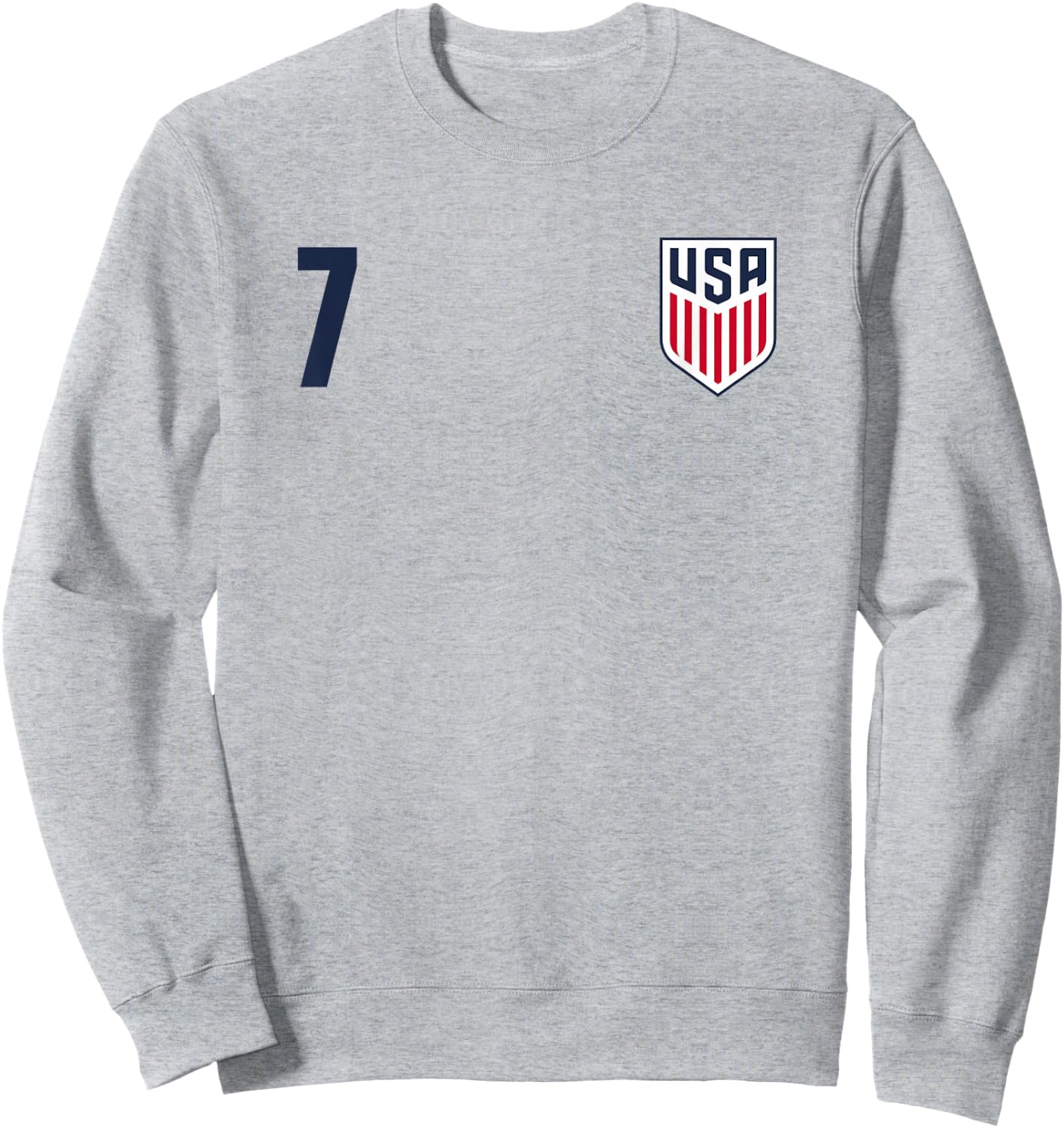 Officially Licensed US Soccer Team Gio Reyna, Legacy #7 Sweatshirt - Sweatshirt | Ash