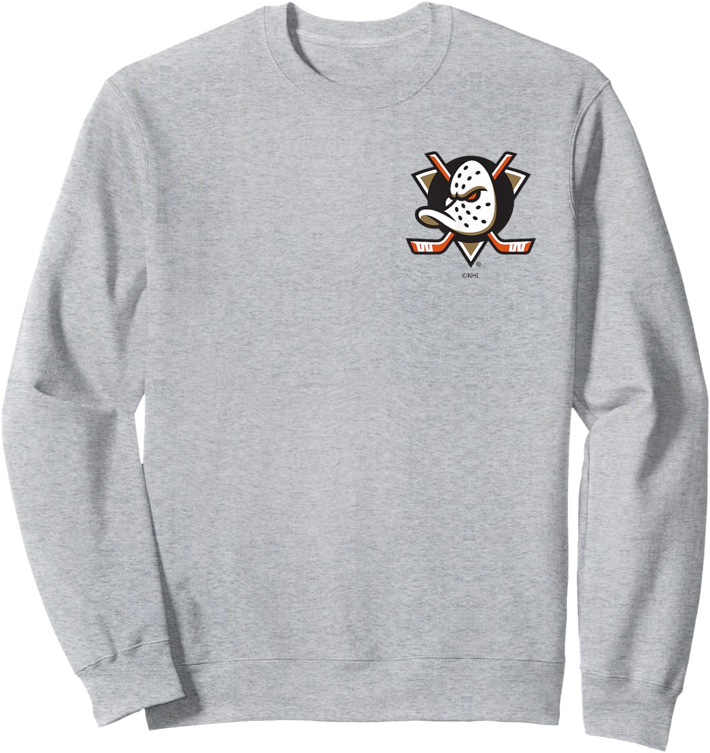 Anaheim Ducks Support Gray Officially Licensed Sweatshirt - Sweatshirt | Ash