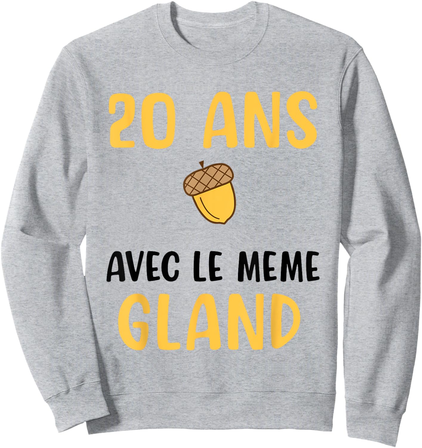 Couple Wedding Anniversary 20 Years Funny Gift Funny Sweatshirt - Sweatshirt | Ash