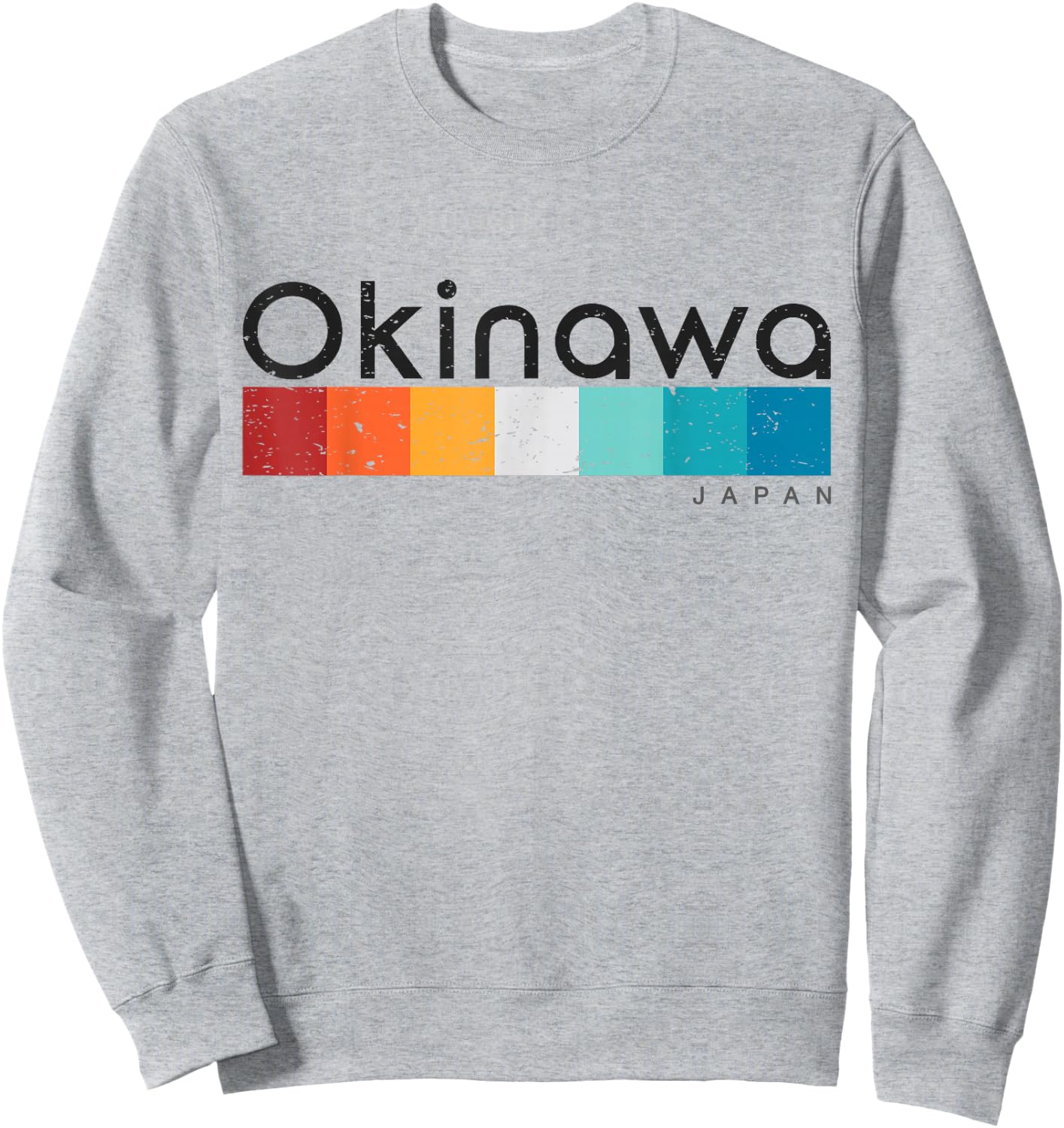Vintage- im Retrodesign von Okinawa Japan Sweatshirt - Sweatshirt | Ash