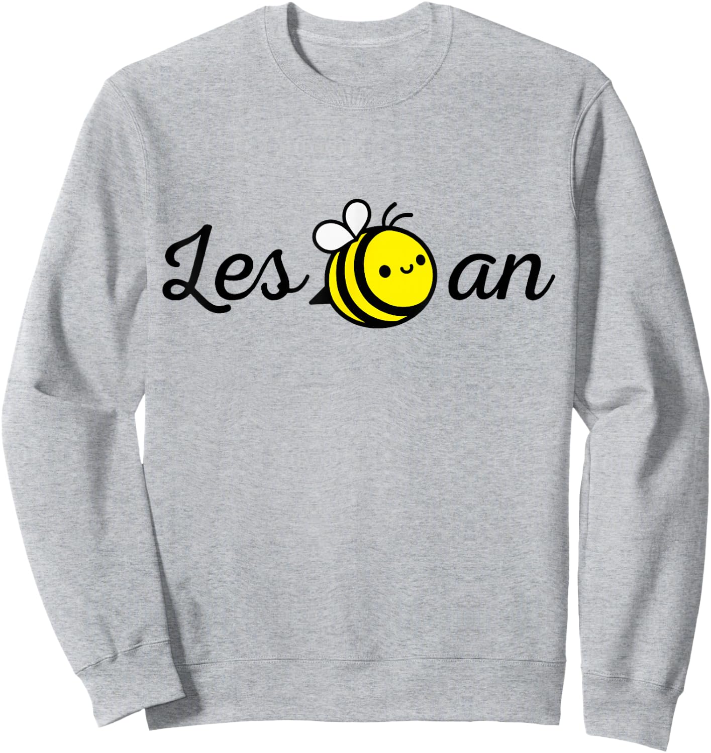 Les Bee An Funny Lesbian LGBTQ Pride Sweatshirt - Sweatshirt | Ash