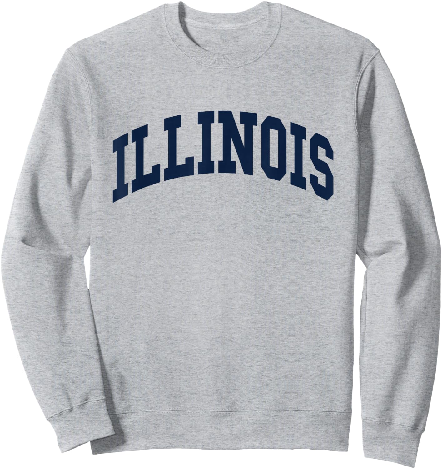 Illinois - Throwback Design - Classic Sweatshirt - Sweatshirt | Ash