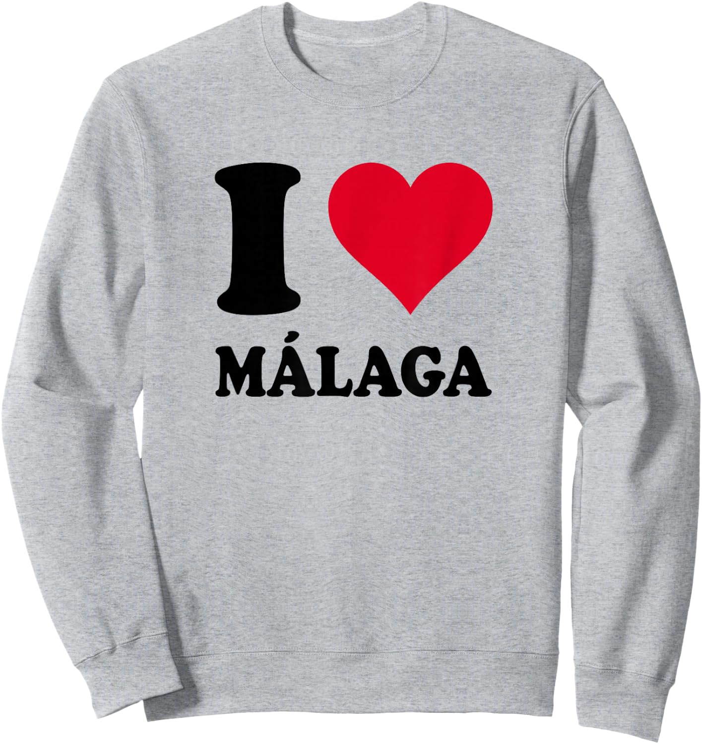 I Love Malaga Sweatshirt - Sweatshirt | Ash