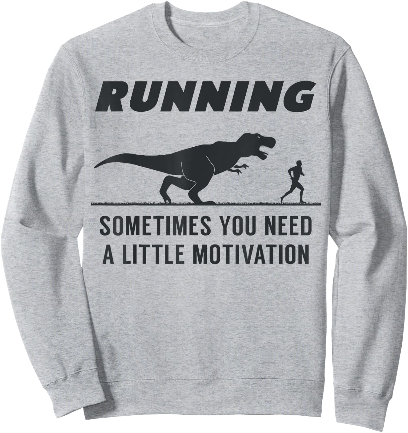 Funny Running Lover Fitness Gym Workout Shirt Gift Men Women Sweatshirt - Sweatshirt | Ash