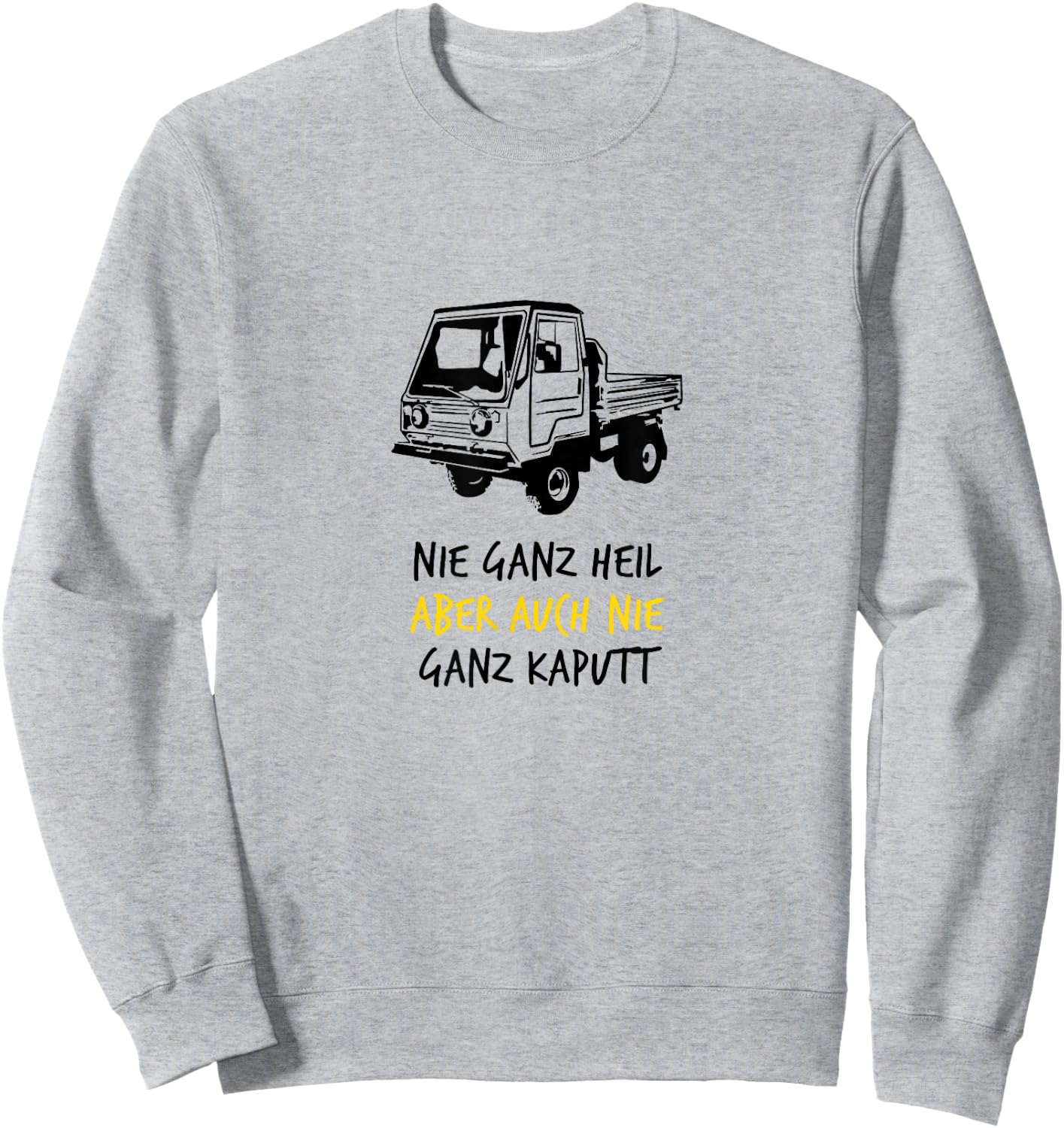 Multicar IFA DDR East German Commercial Vehicle M22 M25 M26 Dumper , gray Sweatshirt - Sweatshirt | Ash