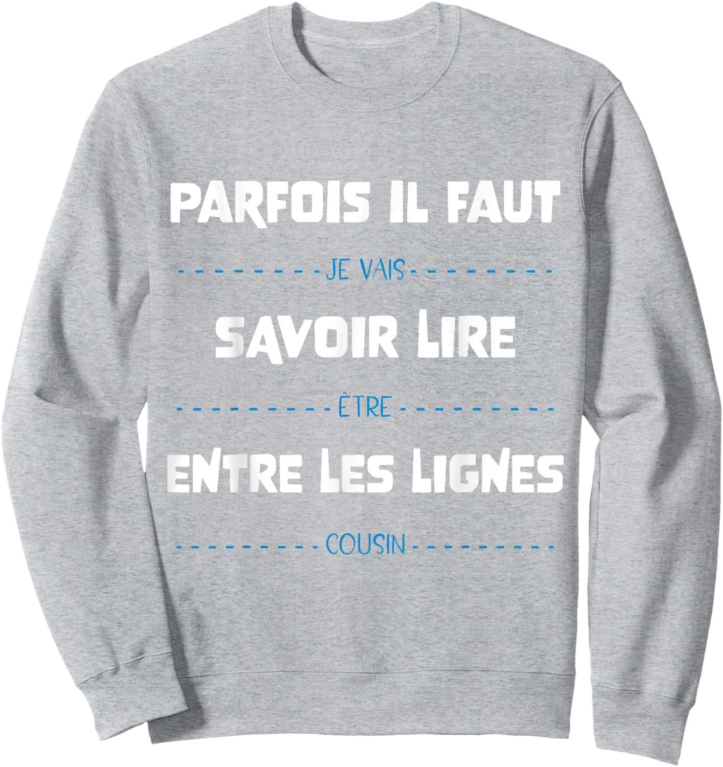 Futur Cousin Annonce Grossesse Bébé Humour Enfant , Blue, S Sweatshirt - Sweatshirt | Ash