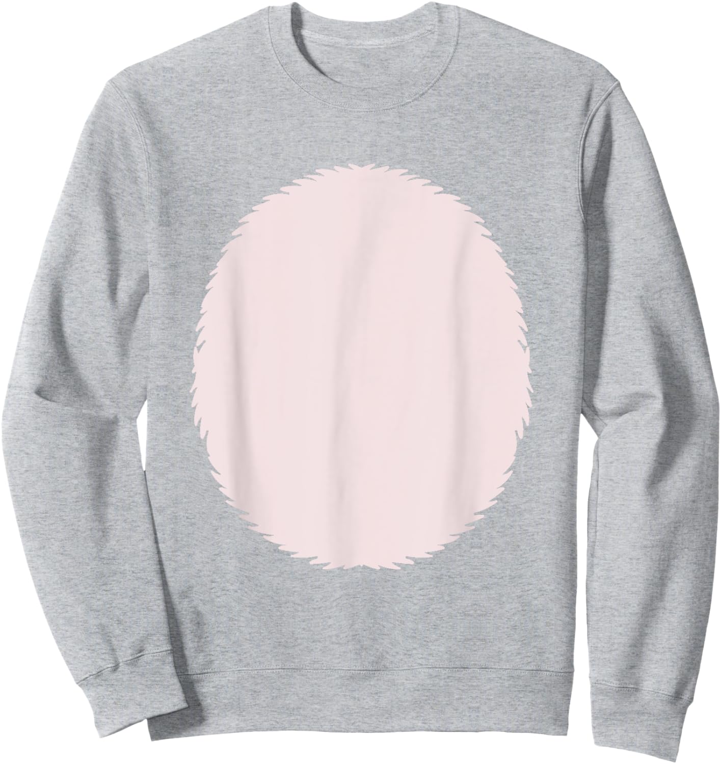 pig costume apparel Pig Belly Pink Fur Barnyard Animal Piggy Sweatshirt - Sweatshirt | Ash