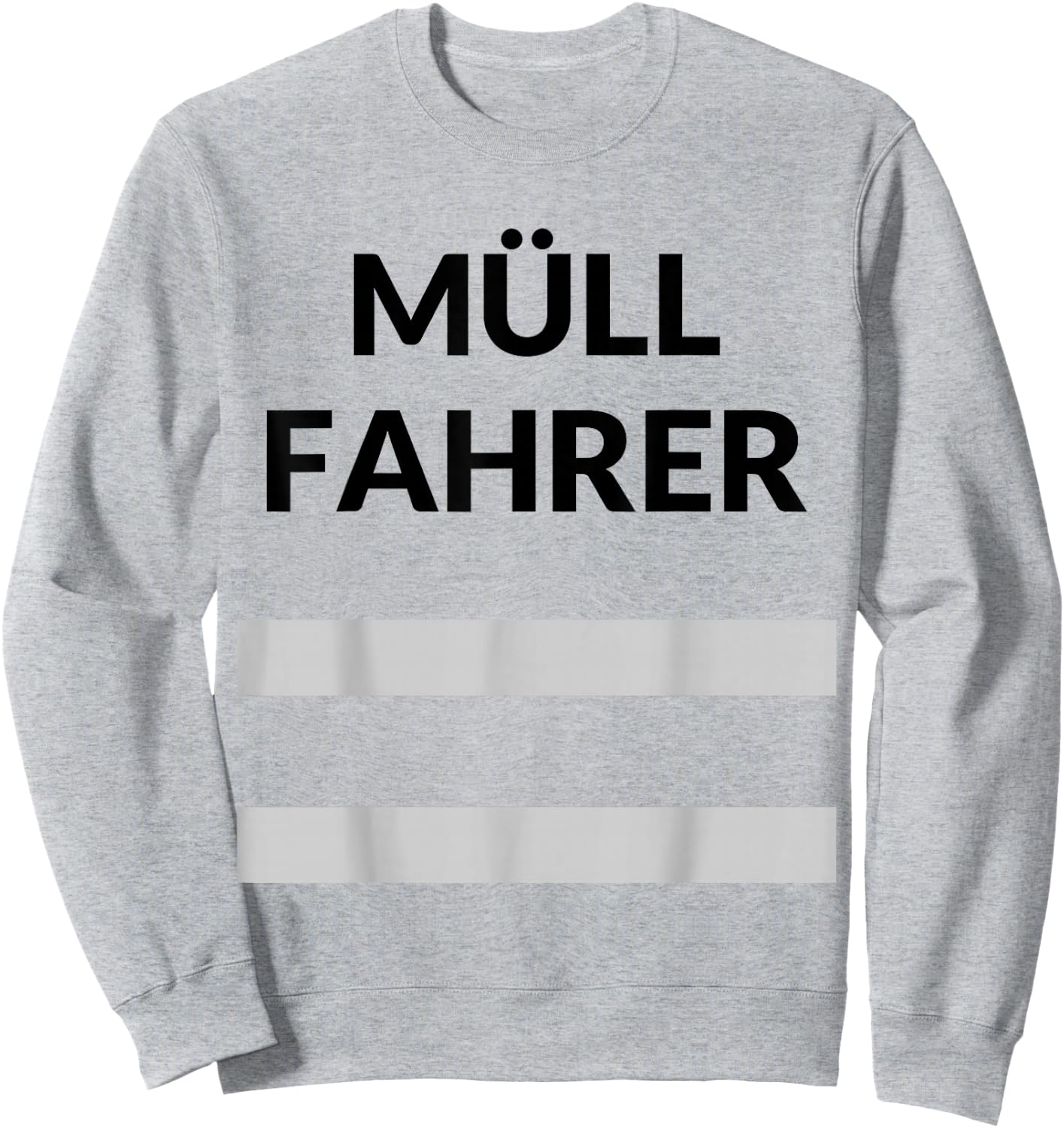 Müllfahrer Müllmann Costume Rubbish Collection Children's Men's Fancy Dress , orange Sweatshirt - Sweatshirt | Ash