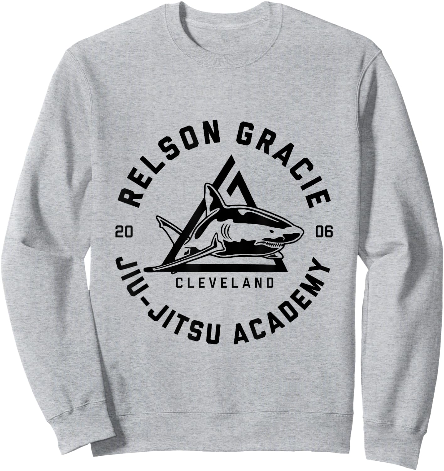 Relson Gracie Cleveland Jiu-Jitsu Sweatshirt - Sweatshirt | Ash
