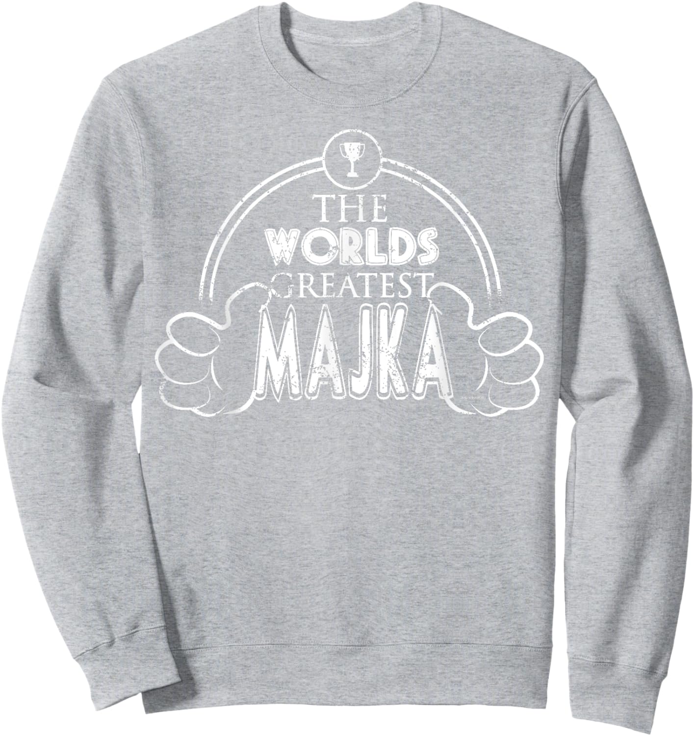 Worlds Greatest Bosnian Majka Shirt Sweatshirt - Sweatshirt | Ash