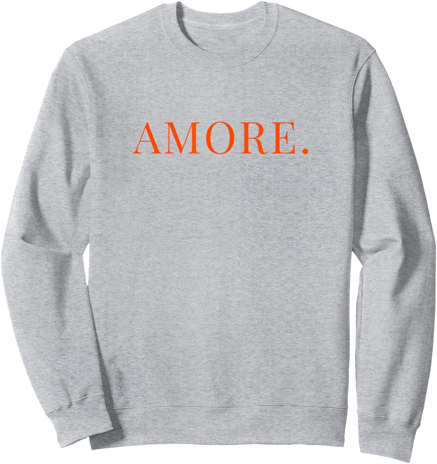 Minimalist Statement "Amore" Sweatshirt - Sweatshirt | Ash