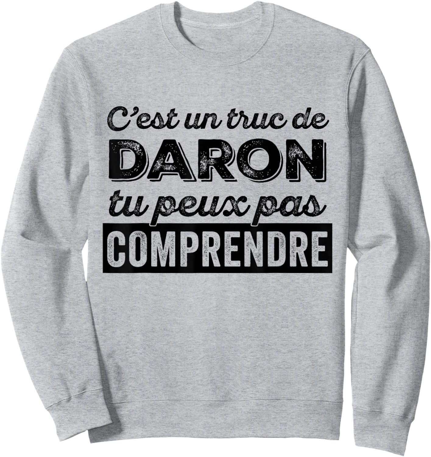 It's a Daron thing, you can't understand dad humor , white, S Sweatshirt - Sweatshirt | Ash