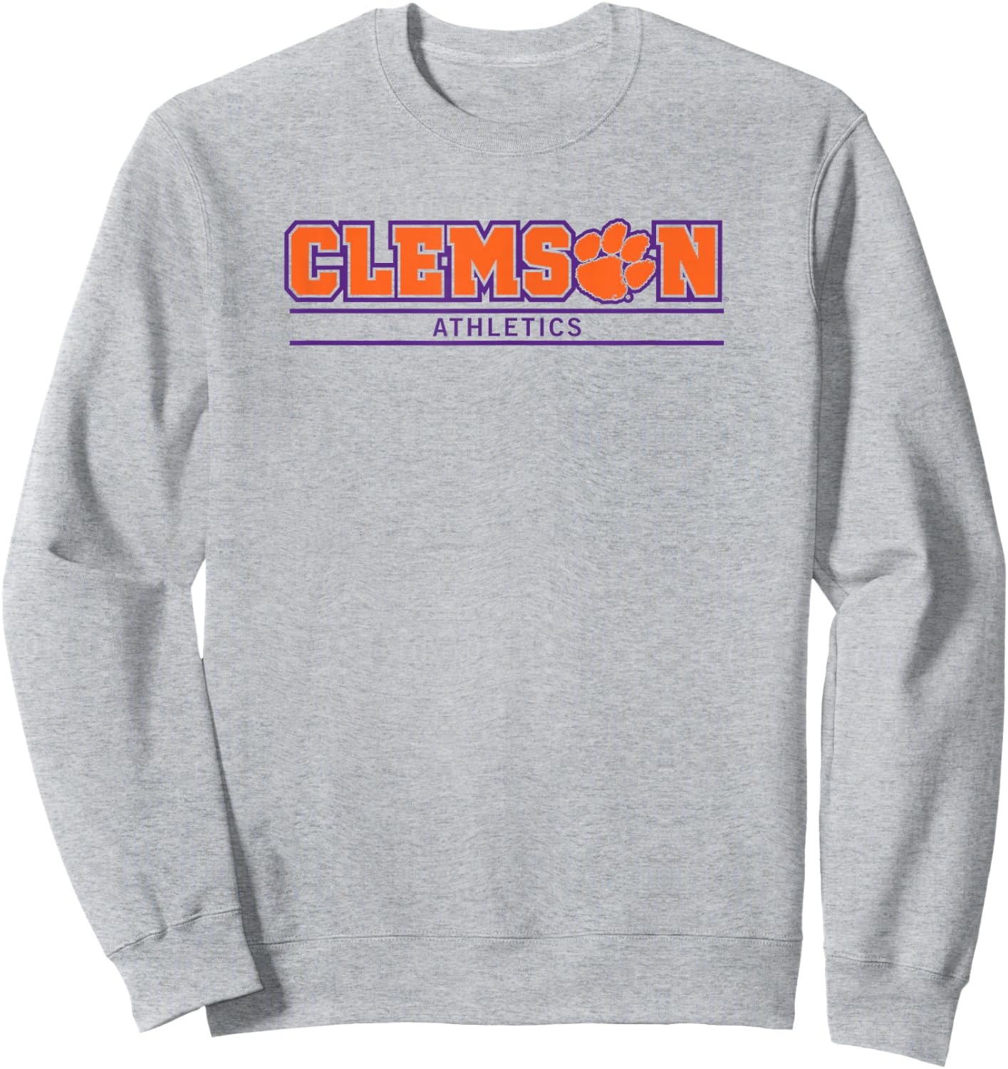 Clemson Tigers Athletics White Officially Licensed Sweatshirt - Sweatshirt | Ash