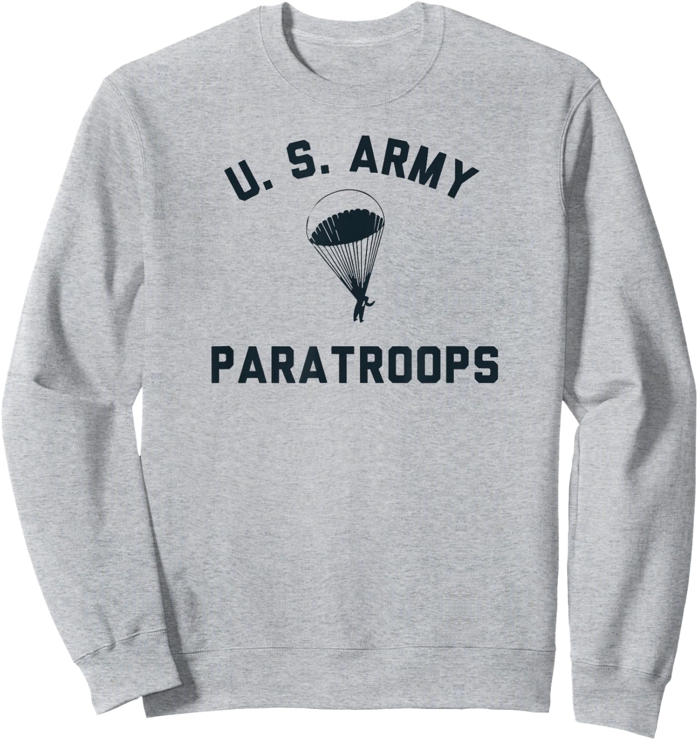 US Army Paratroops Paratrooper WW2 Vintage PT Sweatshirt - Sweatshirt | Ash