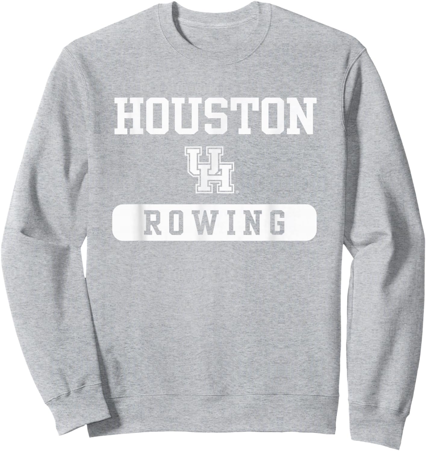 Houston Cougars Rowing Red Officially Licensed Sweatshirt - Sweatshirt | Ash
