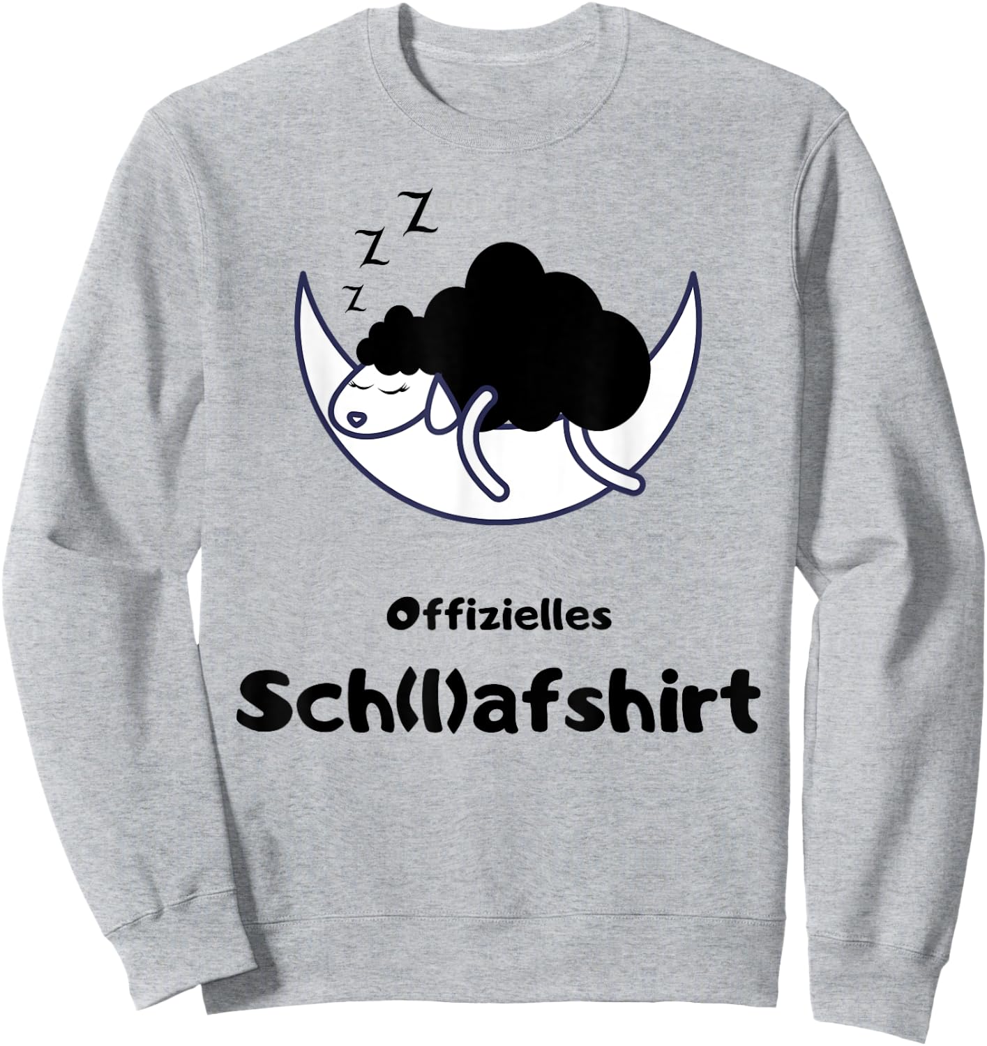 Sleep Shirt Sleep Shirt Nightdress Pyjamas Sweatshirt - Sweatshirt | Ash