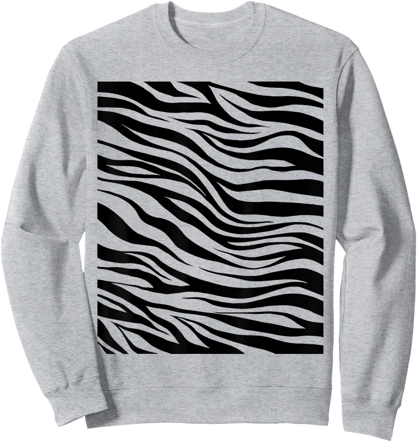 Tiger Stripes Animal Halloween Costume DIY Tiger Stripes Sweatshirt - Sweatshirt | Ash