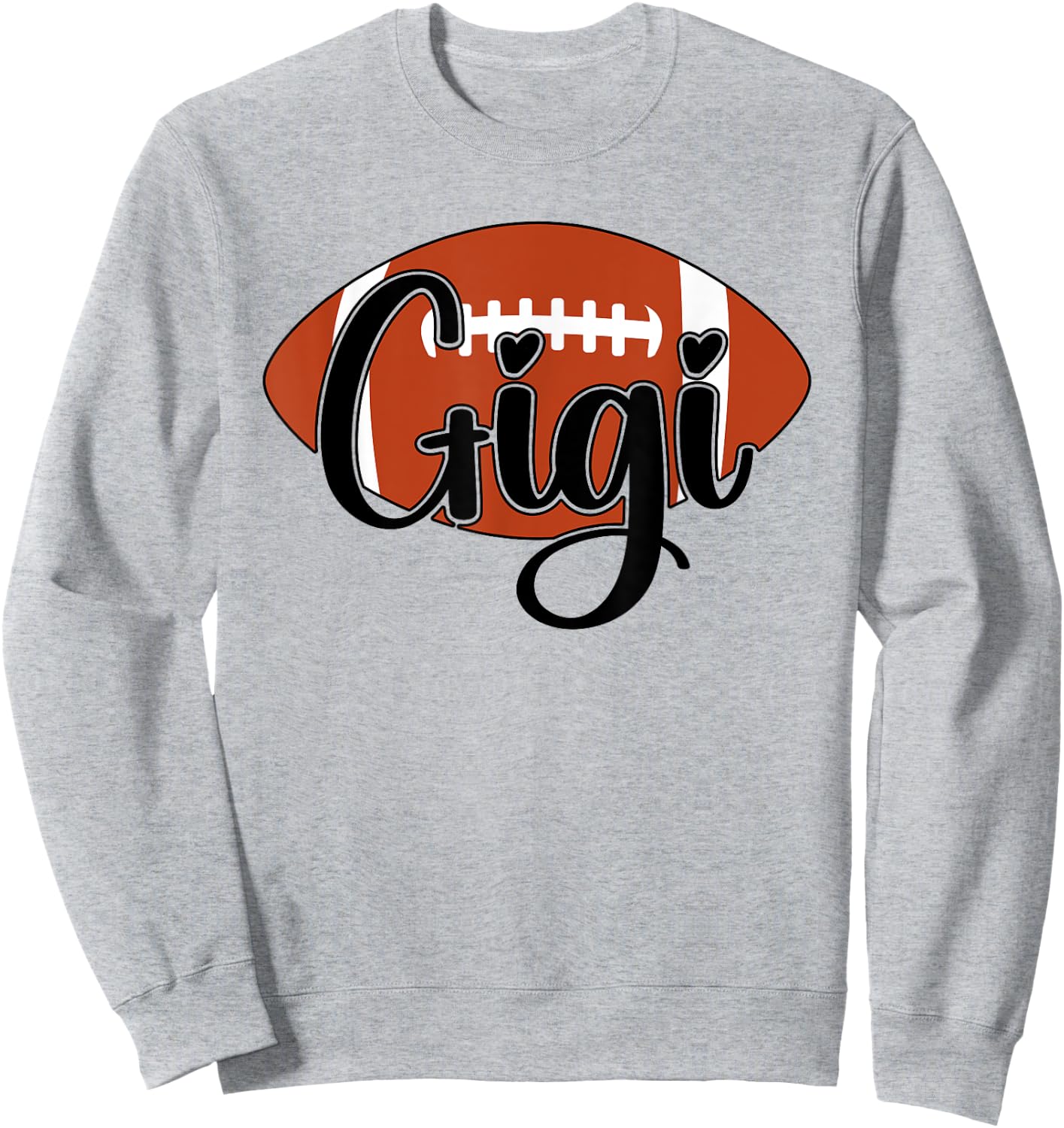 Gigi Football Gigi Proud Grandma Gigi Of A Football Player Sweatshirt - Sweatshirt | Ash